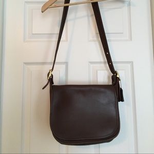 Vintage COACH leather Crossbody Satchel